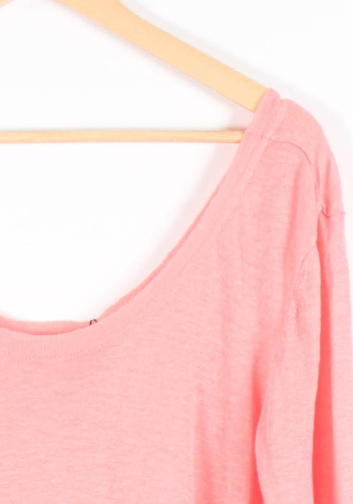 Robe Pull Rose - Taille M/38 de la marque American Vintage | PARAD54533 - Vendu par Paradigme - Image 3