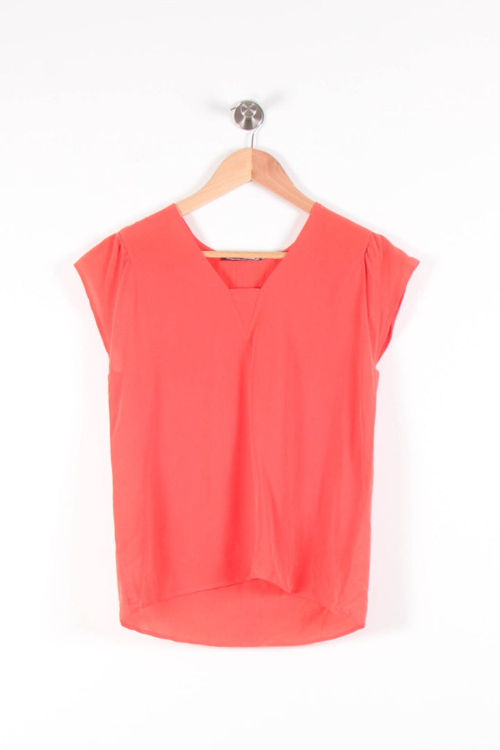 Blouse Rouge - Taille XS/34 de la marque Comptoir des Cotonniers | PARAD54538 - Vendu par Paradigme - Image 2
