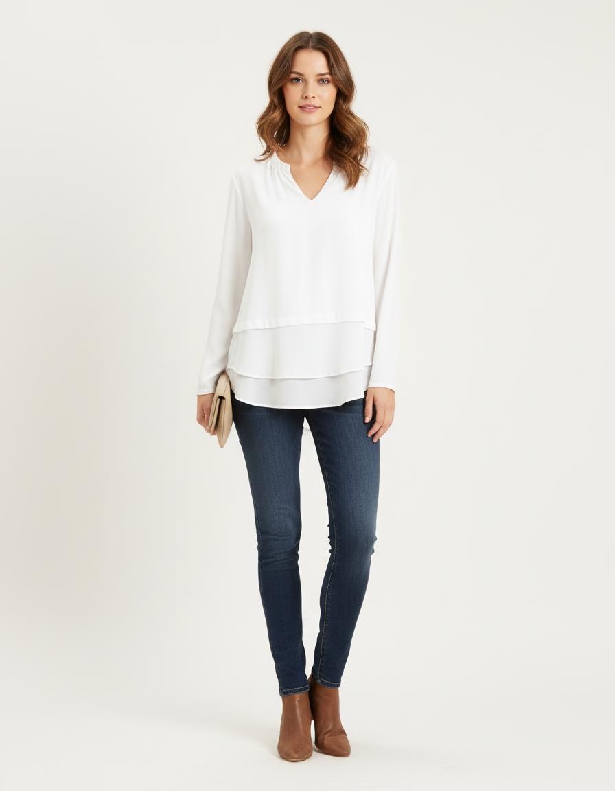 Blouse Blanche - Taille XS/34 de la marque Comptoir des Cotonniers | PARAD54541 - Vendu par Paradigme - Image 1