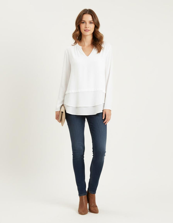 Blouse Blanche - Taille XS/34 de la marque Comptoir des Cotonniers | PARAD54541 - Vendu par Paradigme - Image 1