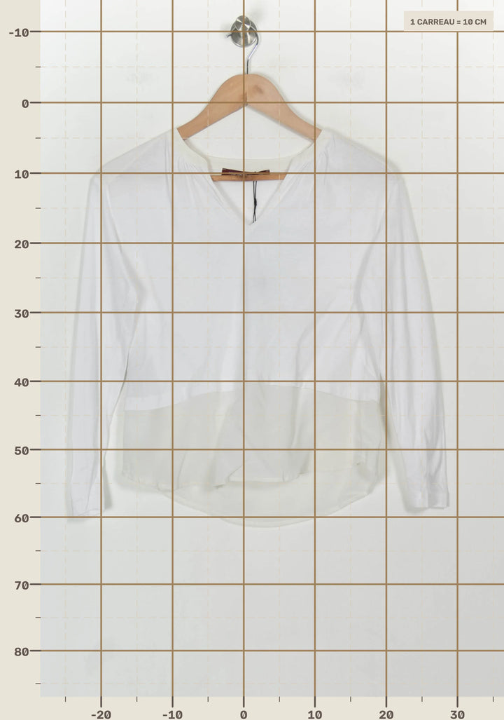 Blouse Blanche - Taille XS/34 de la marque Comptoir des Cotonniers | PARAD54541 - Vendu par Paradigme - Image 4