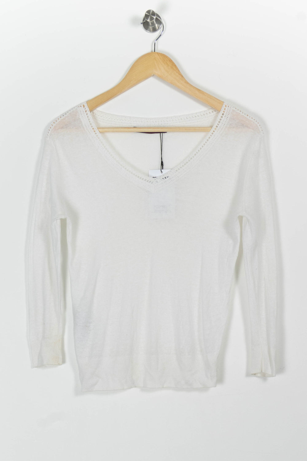 Pull Blanc - Taille XS/34 de la marque Comptoir des Cotonniers | PARAD54542 - Vendu par Paradigme - Image 2