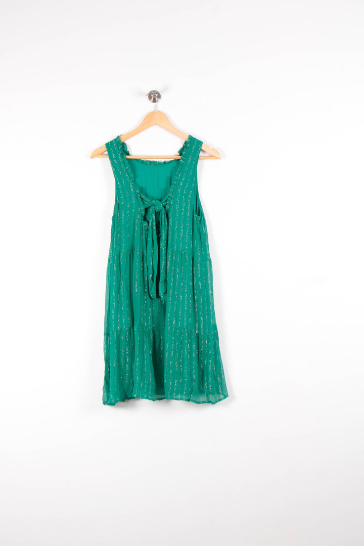 Robe Sans Manches Verte - Taille S/36 de la marque Sézane | PARAD54551 - Vendu par Paradigme - Image 4