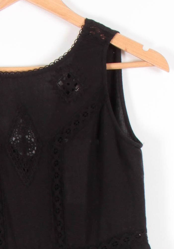 Robe Midi Noire - Taille XS/34 de la marque Sézane | PARAD54552 - Vendu par Paradigme - Image 3