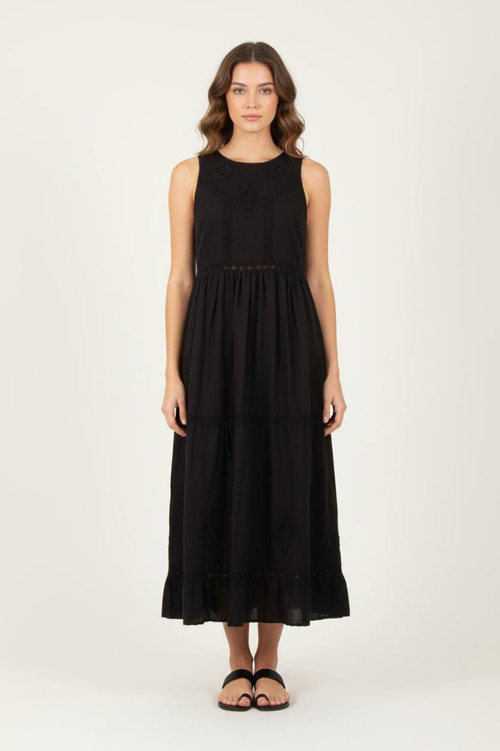 Robe Midi Noire - Taille XS/34 de la marque Sézane | PARAD54552 - Vendu par Paradigme - Image 1