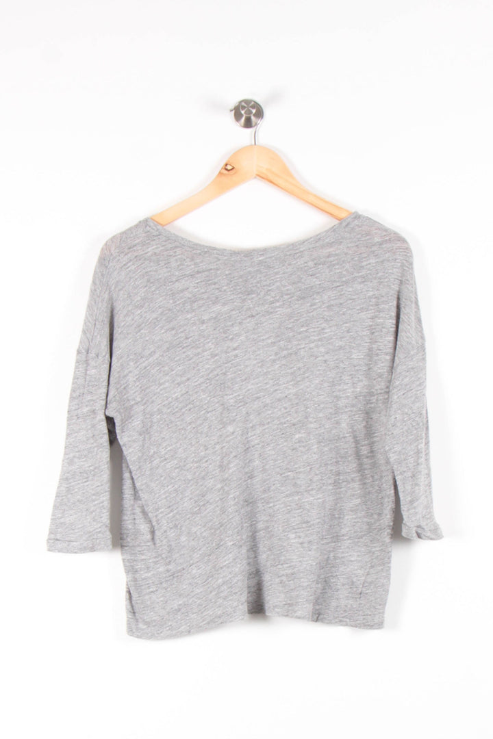 Blouse Grise - Taille S/36 de la marque Sandro | PARAD54576 - Vendu par Paradigme - Image 4