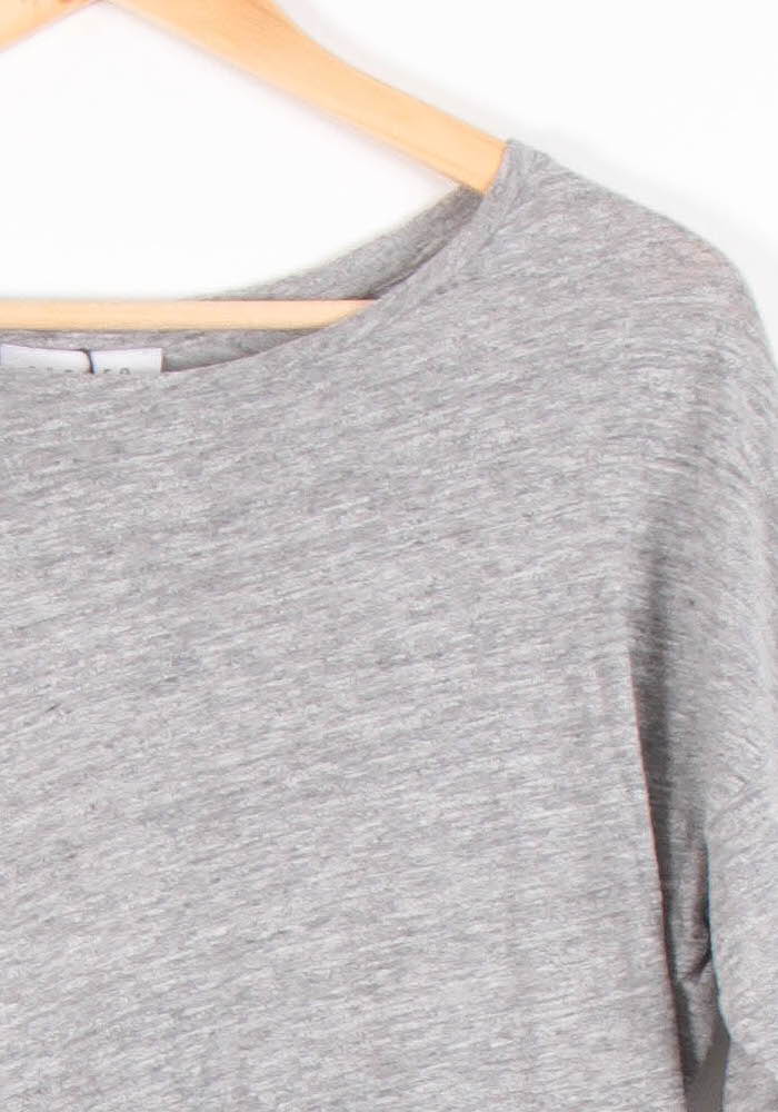 Blouse Grise - Taille S/36 de la marque Sandro | PARAD54576 - Vendu par Paradigme - Image 3