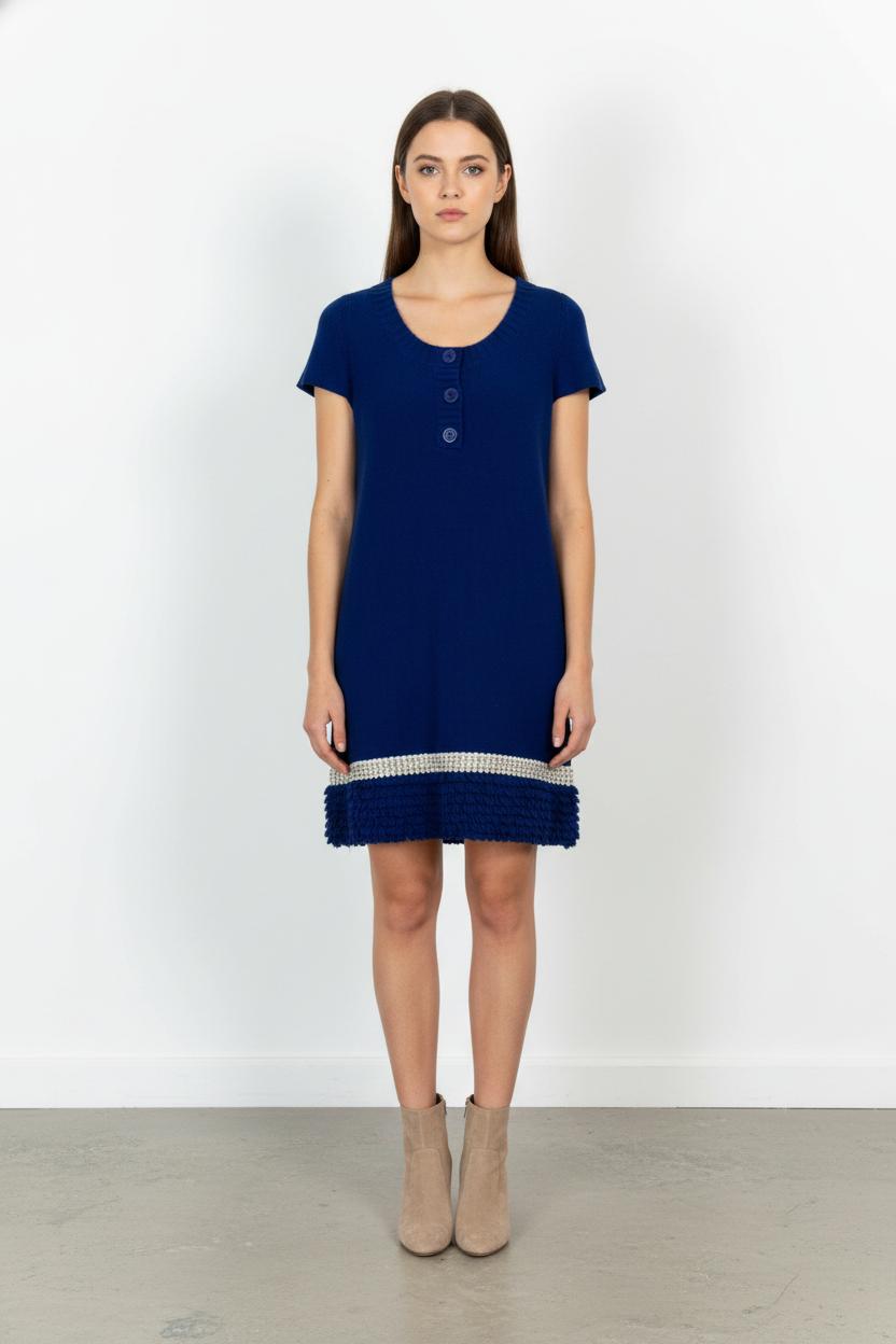 Robe Courte Bleue - Taille S/36 de la marque Manoush | PARAD54577 - Vendu par Paradigme - Image 1