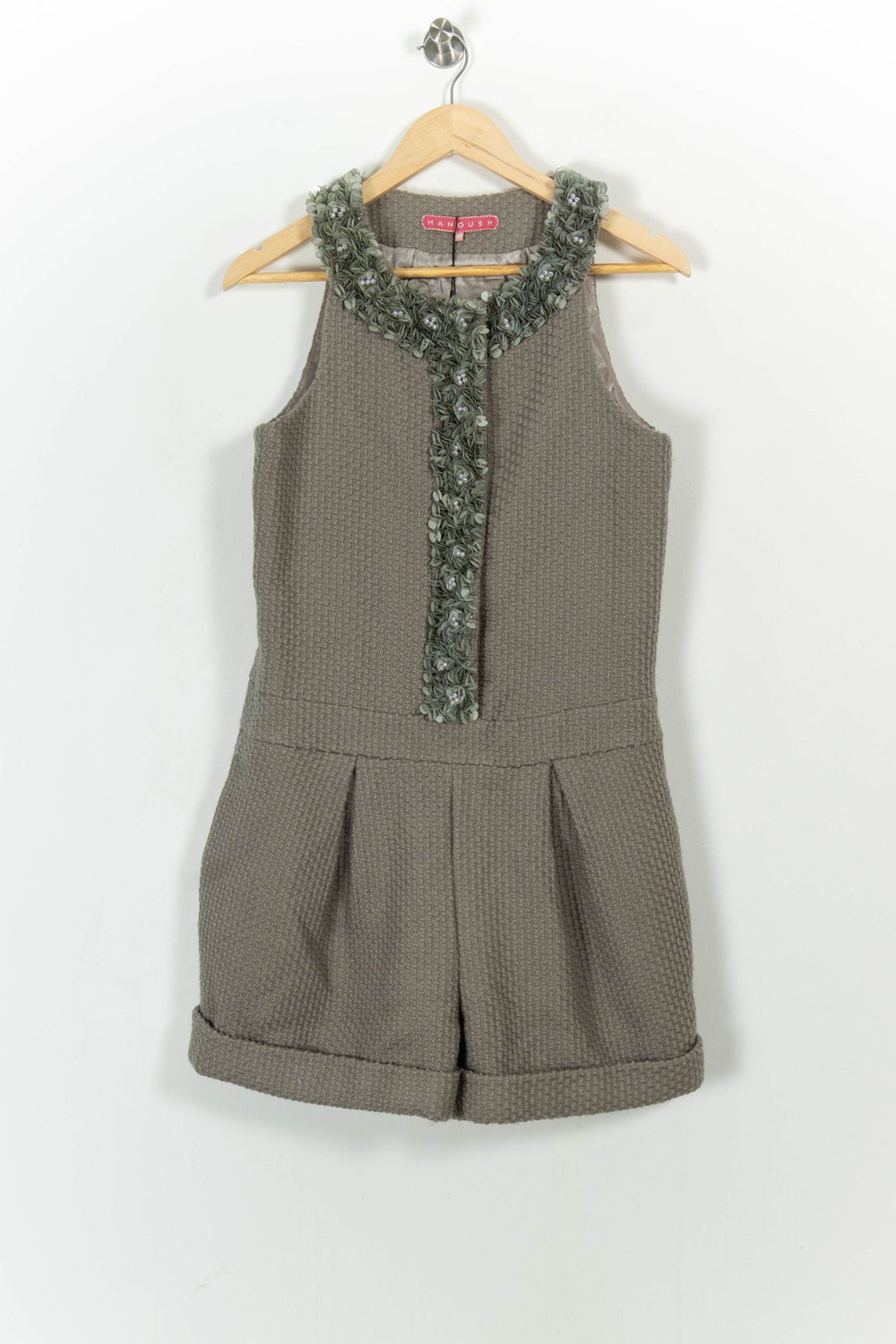 Combishort Grise - Taille S/36 de la marque Manoush | PARAD54578 - Vendu par Paradigme - Image 2