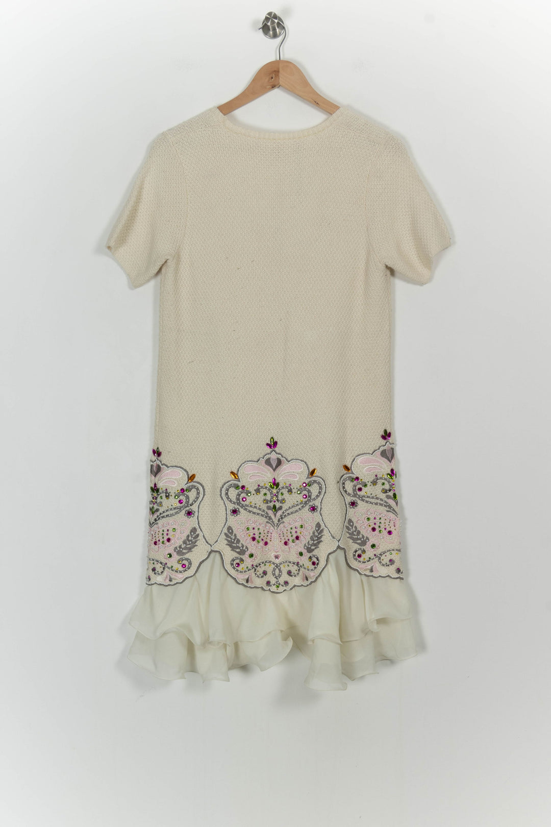 Robe Courte Beige - Taille L/40 de la marque Manoush | PARAD54579 - Vendu par Paradigme - Image 4