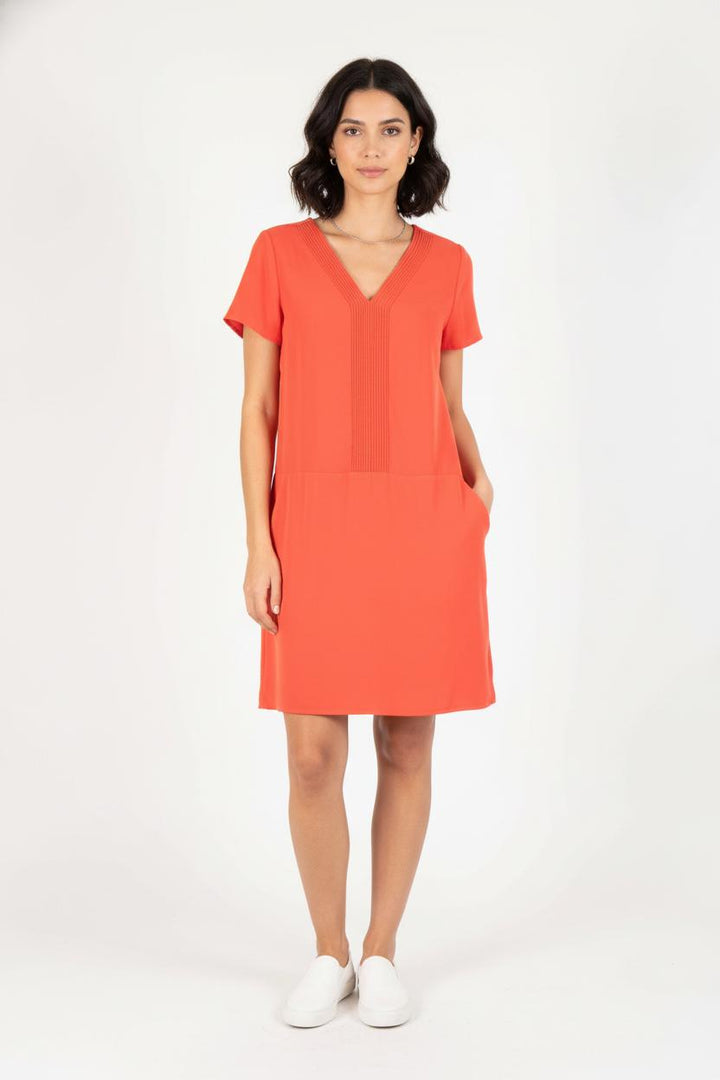 Robe Courte Rouge - Taille L/40 de la marque Sud express | PARAD54583 - Vendu par Paradigme - Image 1