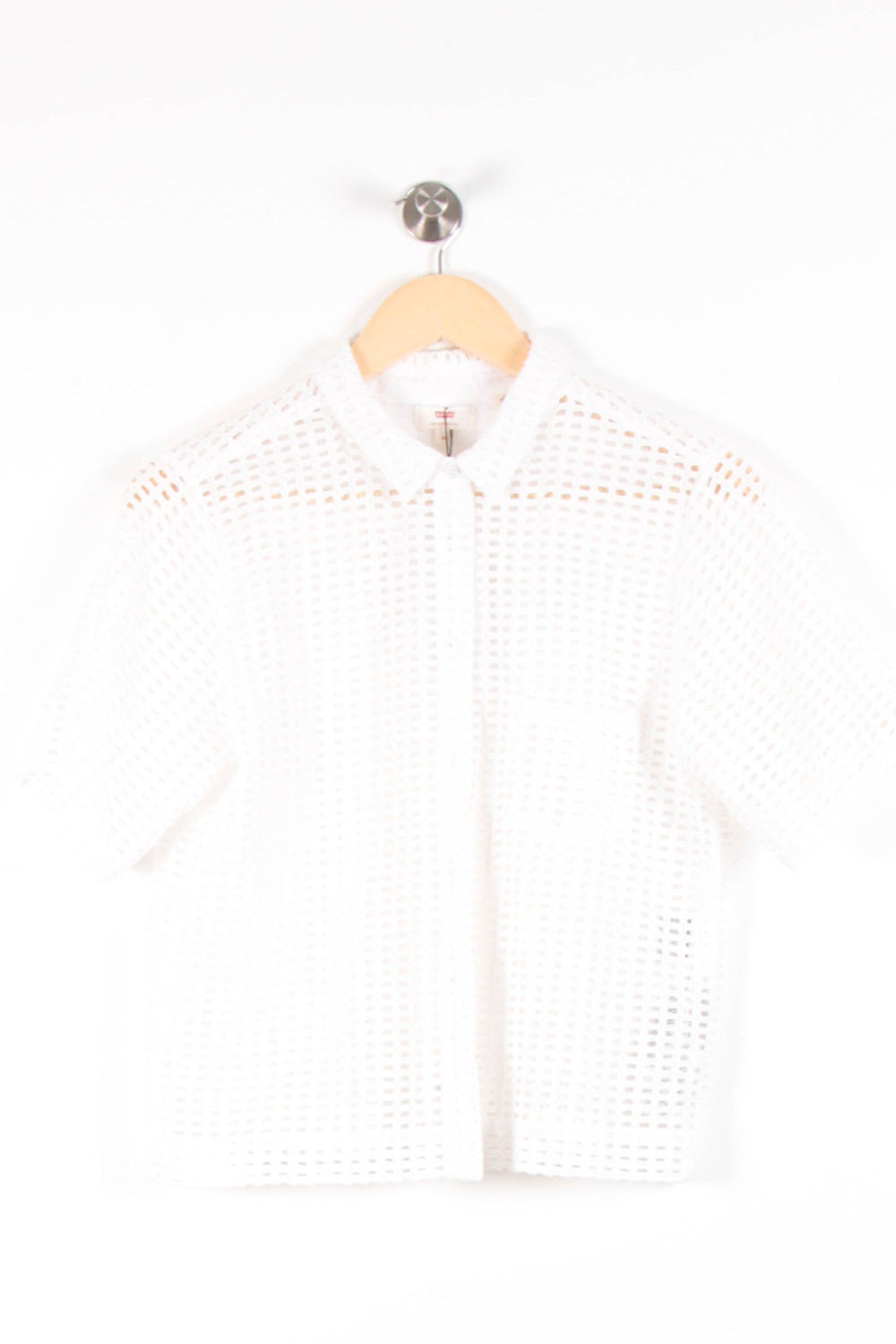 Chemise à Manches Courtes Blanche - Taille M/38 de la marque Levi's | PARAD54601 - Vendu par Paradigme - Image 2