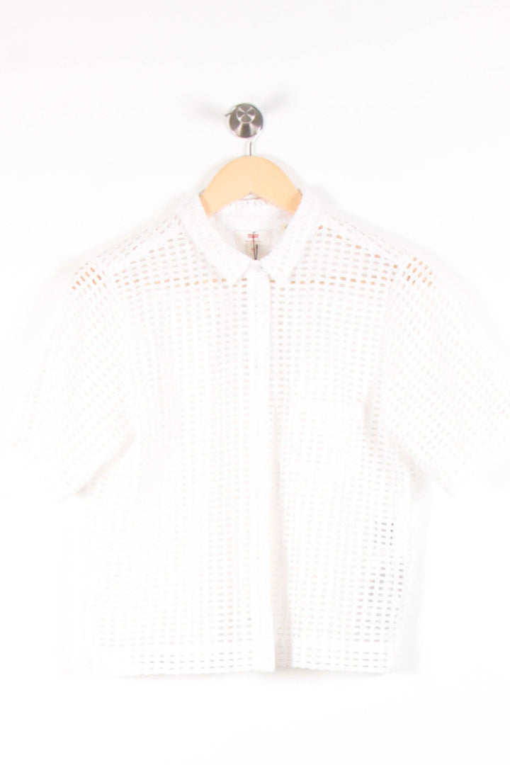 Chemise à Manches Courtes Blanche - Taille M/38 de la marque Levi's | PARAD54601 - Vendu par Paradigme - Image 2