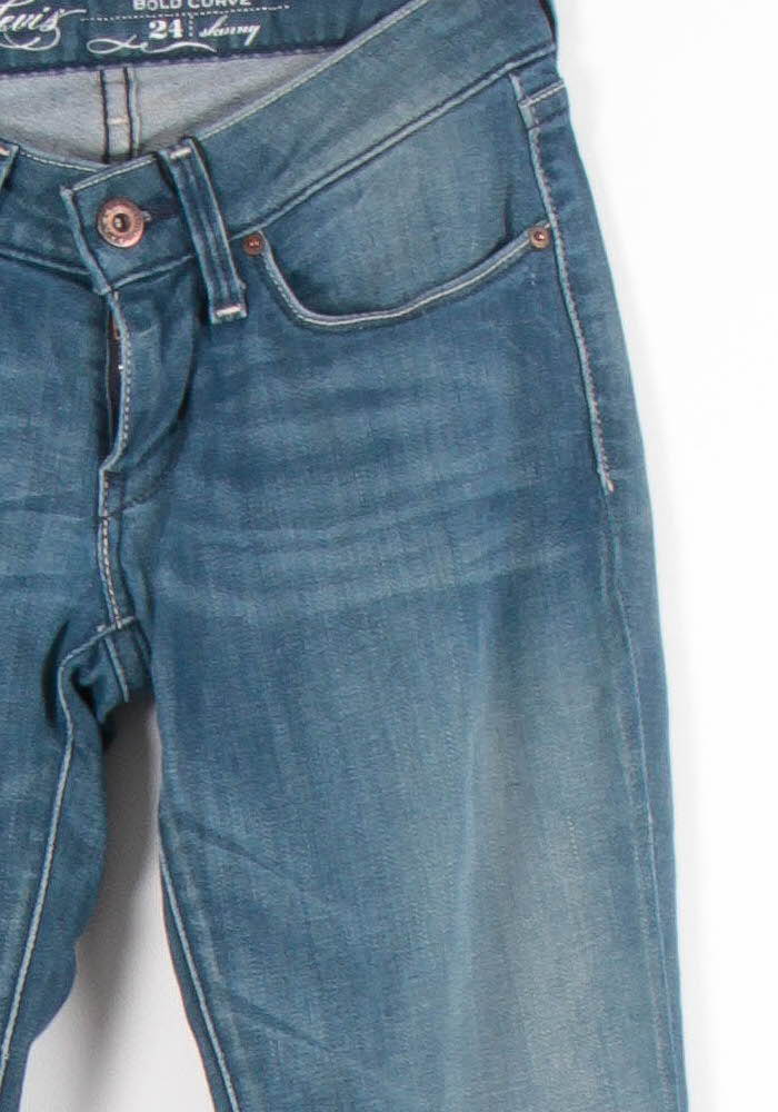 Jean Skinny Bleu - Taille XS/34 de la marque Levi's | PARAD54602 - Vendu par Paradigme - Image 3