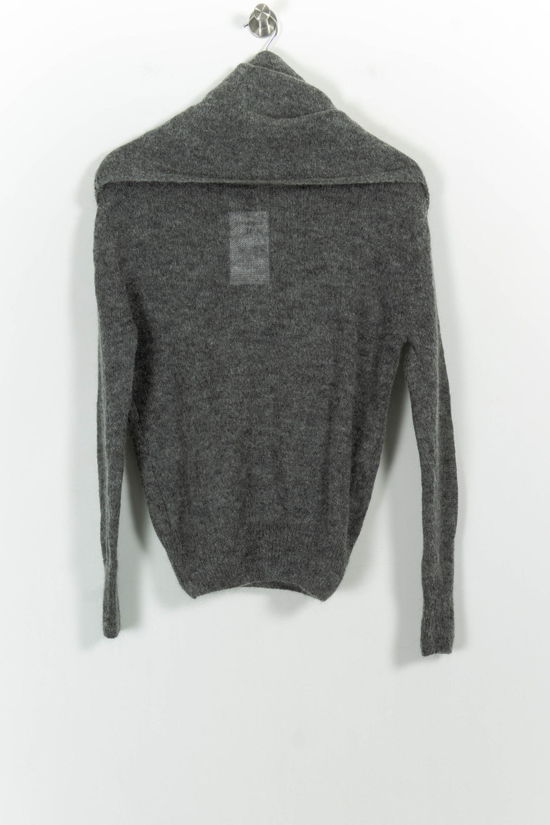 Pull Col Châle Gris - Taille S/36 de la marque American Vintage | PARAD54607 - Vendu par Paradigme - Image 4