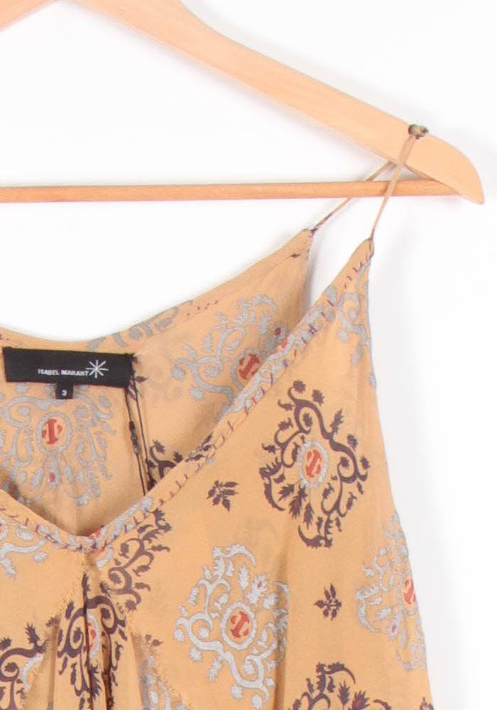 Top Marron et Gris - Taille L/40 de la marque Isabel Marant étoile | PARAD54613 - Vendu par Paradigme - Image 3