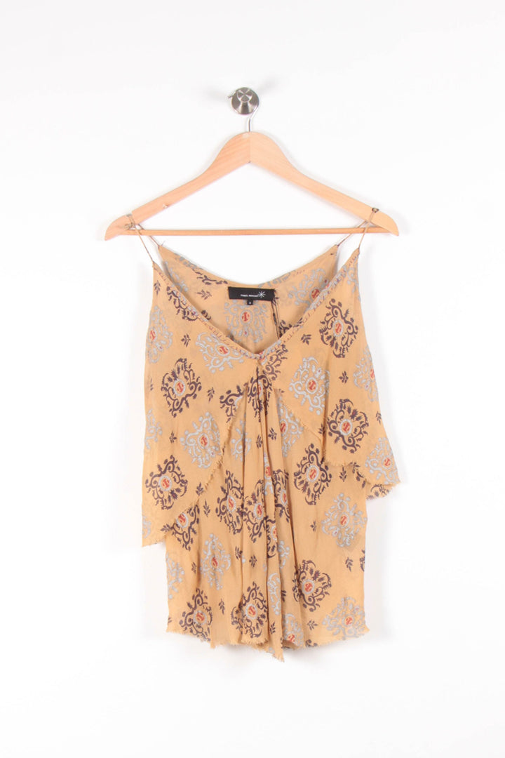 Top Marron et Gris - Taille L/40 de la marque Isabel Marant étoile | PARAD54613 - Vendu par Paradigme - Image 2
