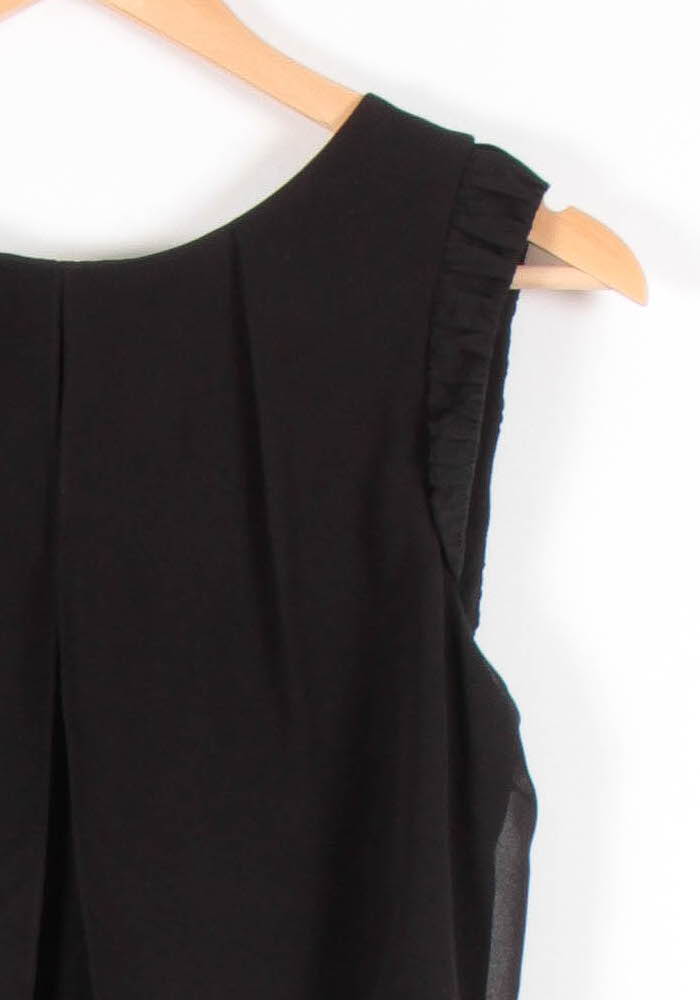 Robe Noire - Taille S/36 de la marque Sandro | PARAD54622 - Vendu par Paradigme - Image 3