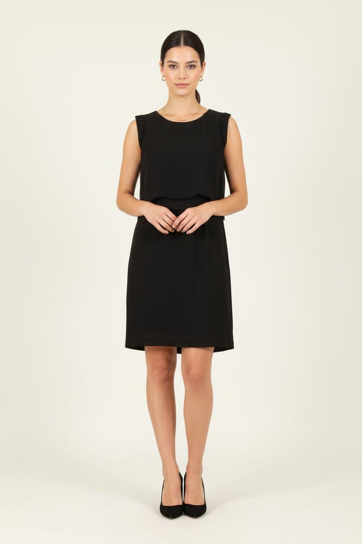 Robe Noire - Taille S/36 de la marque Sandro | PARAD54622 - Vendu par Paradigme - Image 1