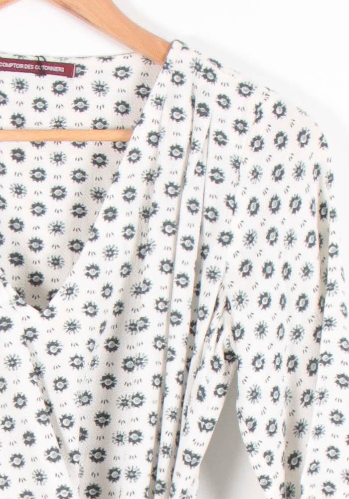 Blouse Blanche et Noire - Taille XS/34 de la marque Comptoir des Cotonniers | PARAD54624 - Vendu par Paradigme - Image 3
