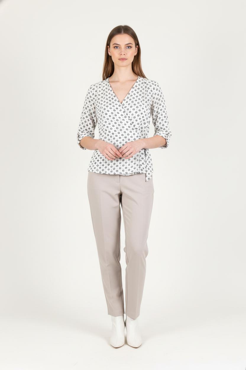 Blouse Blanche et Noire - Taille XS/34 de la marque Comptoir des Cotonniers | PARAD54624 - Vendu par Paradigme - Image 1