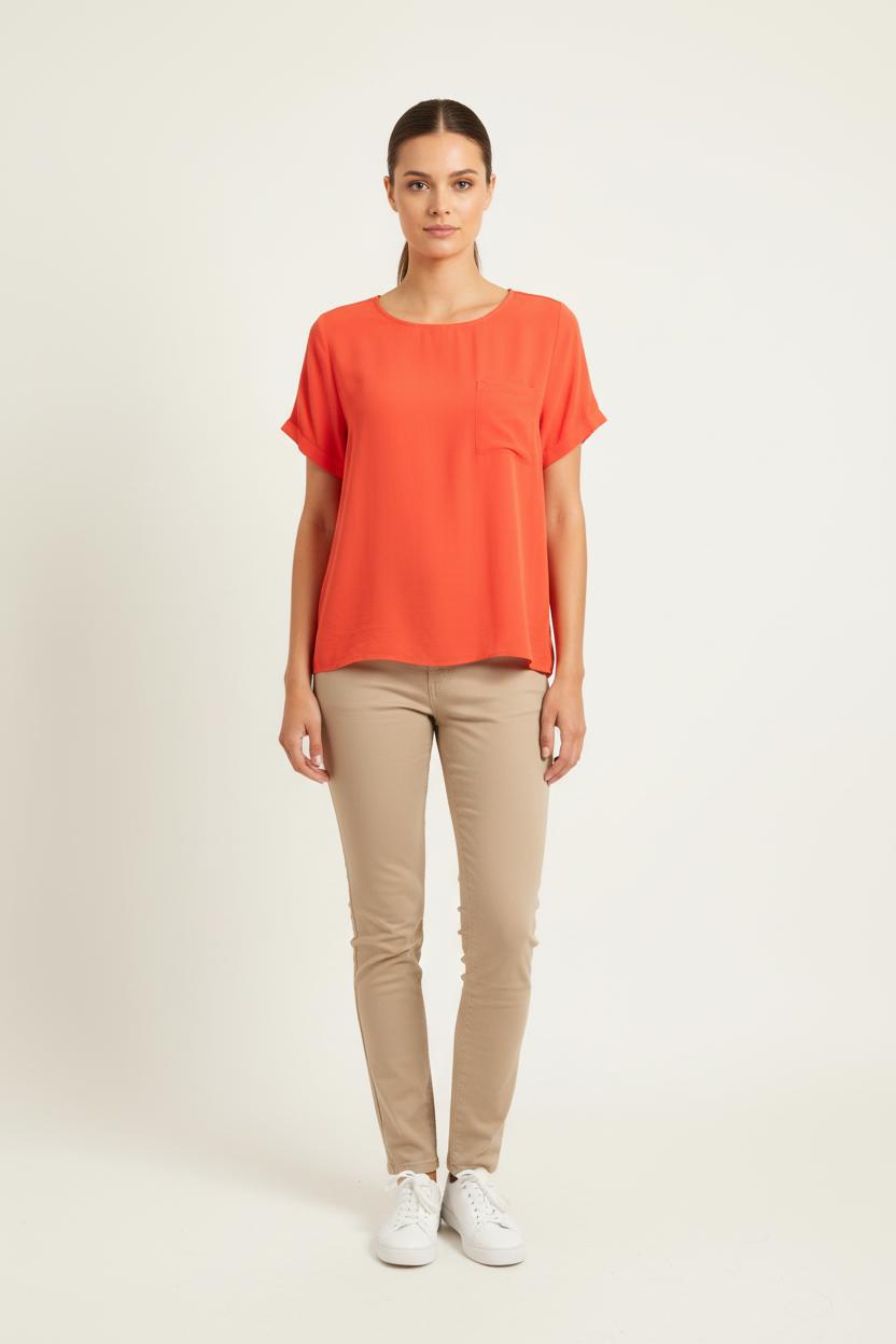 Blouse Rouge - Taille L/40 de la marque Des petits hauts | PARAD54641 - Vendu par Paradigme - Image 1