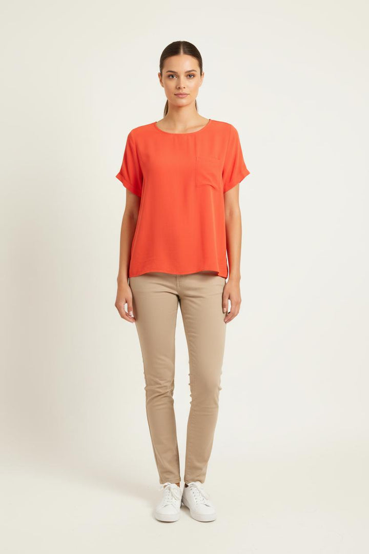 Blouse Rouge - Taille L/40 de la marque Des petits hauts | PARAD54641 - Vendu par Paradigme - Image 1