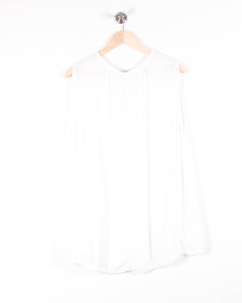 Blouse Blanche - Taille S/36 de la marque American Vintage | PARAD54642 - Vendu par Paradigme - Image 4