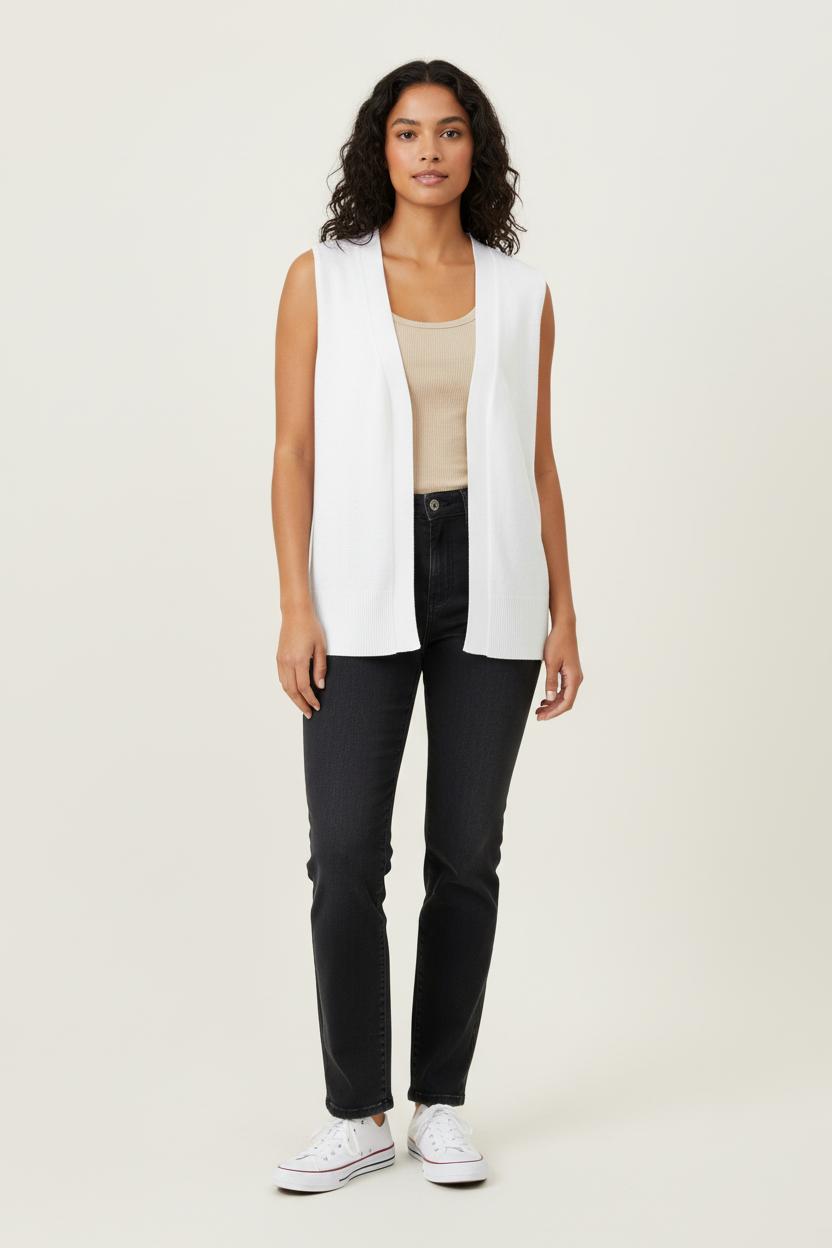 Gilet Blanc - Taille L/40 de la marque Bérénice | PARAD54647 - Vendu par Paradigme - Image 1