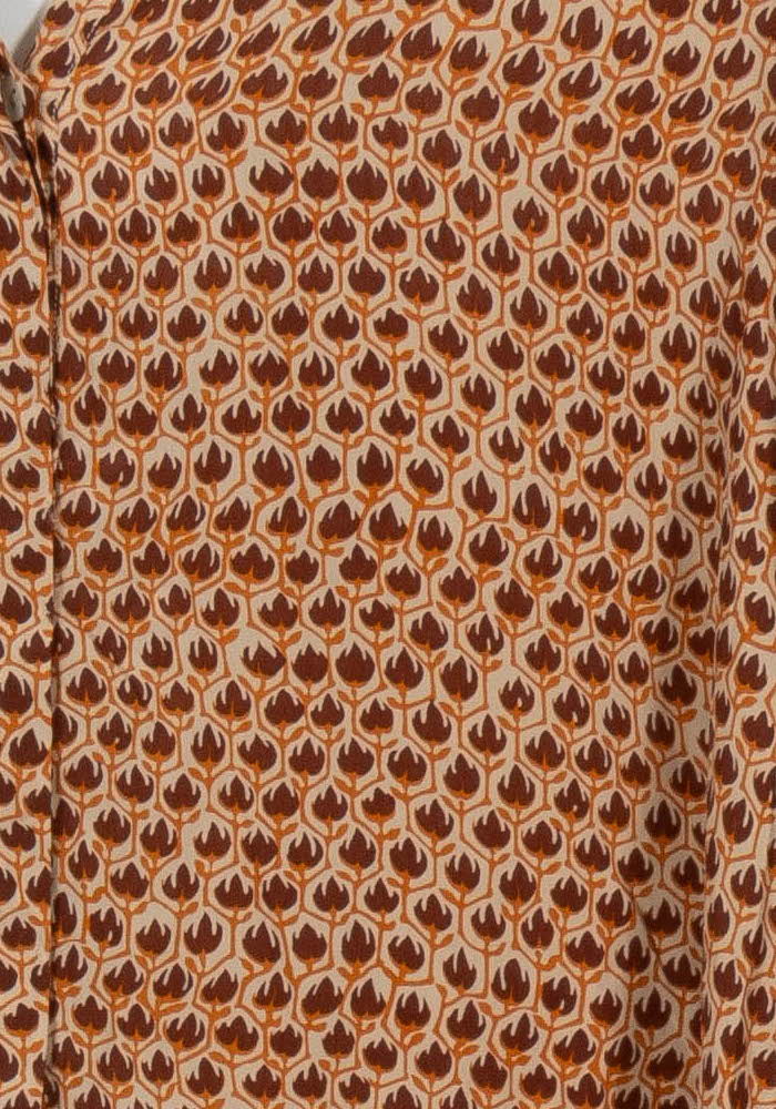 Blouse Orange et Marron - Taille XS/34 de la marque Diega | PARAD54655 - Vendu par Paradigme - Image 3