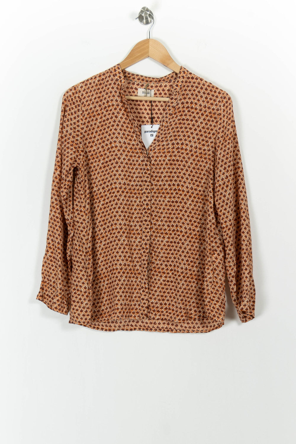 Blouse Orange et Marron - Taille XS/34 de la marque Diega | PARAD54655 - Vendu par Paradigme - Image 2
