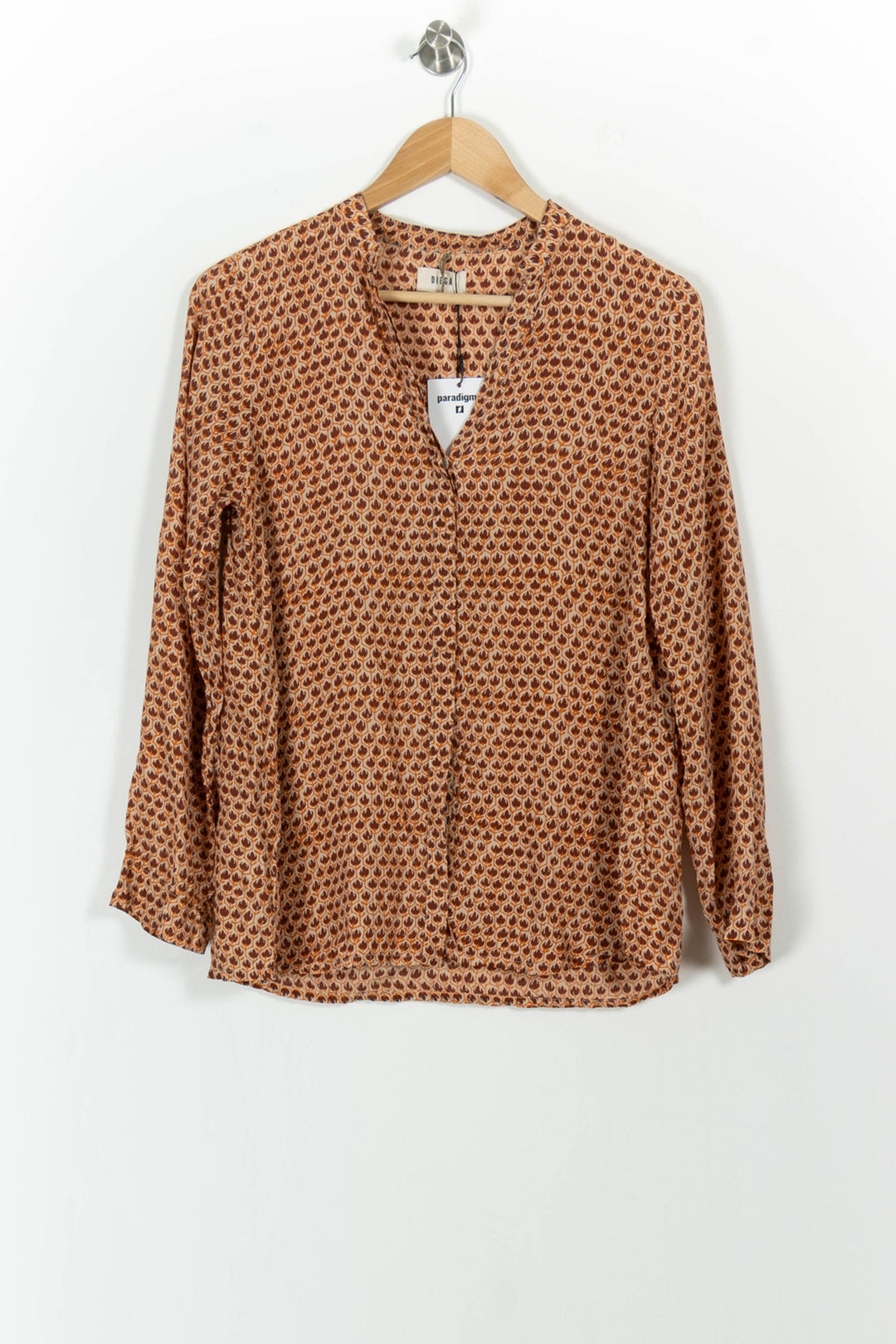 Blouse Orange et Marron - Taille XS/34 de la marque Diega | PARAD54655 - Vendu par Paradigme - Image 2