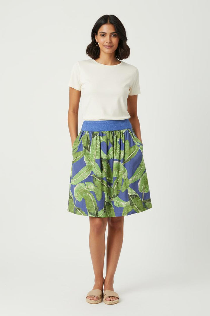 Jupe Bleu et Vert - Taille S/36 de la marque La Fée Maraboutée | PARAD54657 - Vendu par Paradigme - Image 1