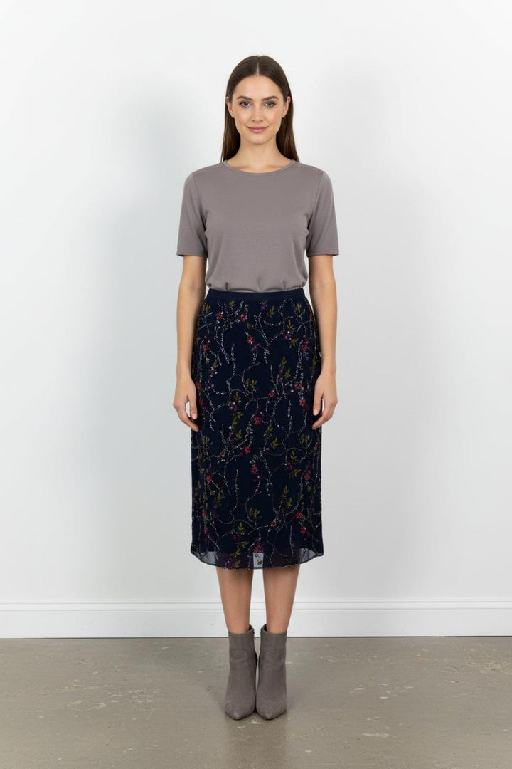 Jupe Midi Bleue - Taille XXL/44 de la marque Marina Rinaldi | PARAD54661 - Vendu par Paradigme - Image 1