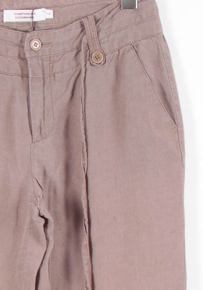 Pantalon Large Marron - Taille S/36 de la marque Comptoir des Cotonniers | PARAD54669 - Vendu par Paradigme - Image 3