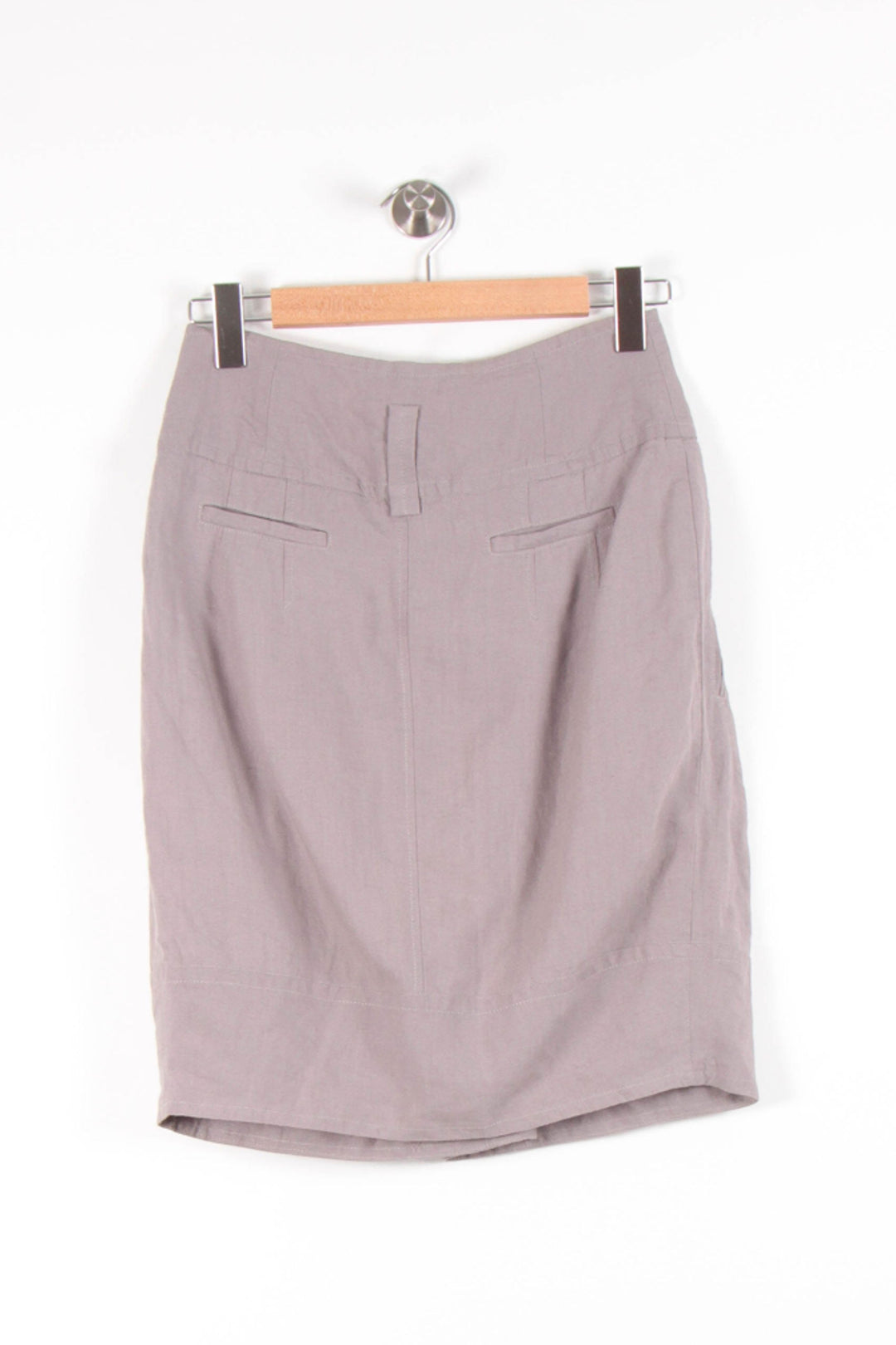Jupe Droite Grise - Taille M/38 de la marque Comptoir des Cotonniers | PARAD54681 - Vendu par Paradigme - Image 4