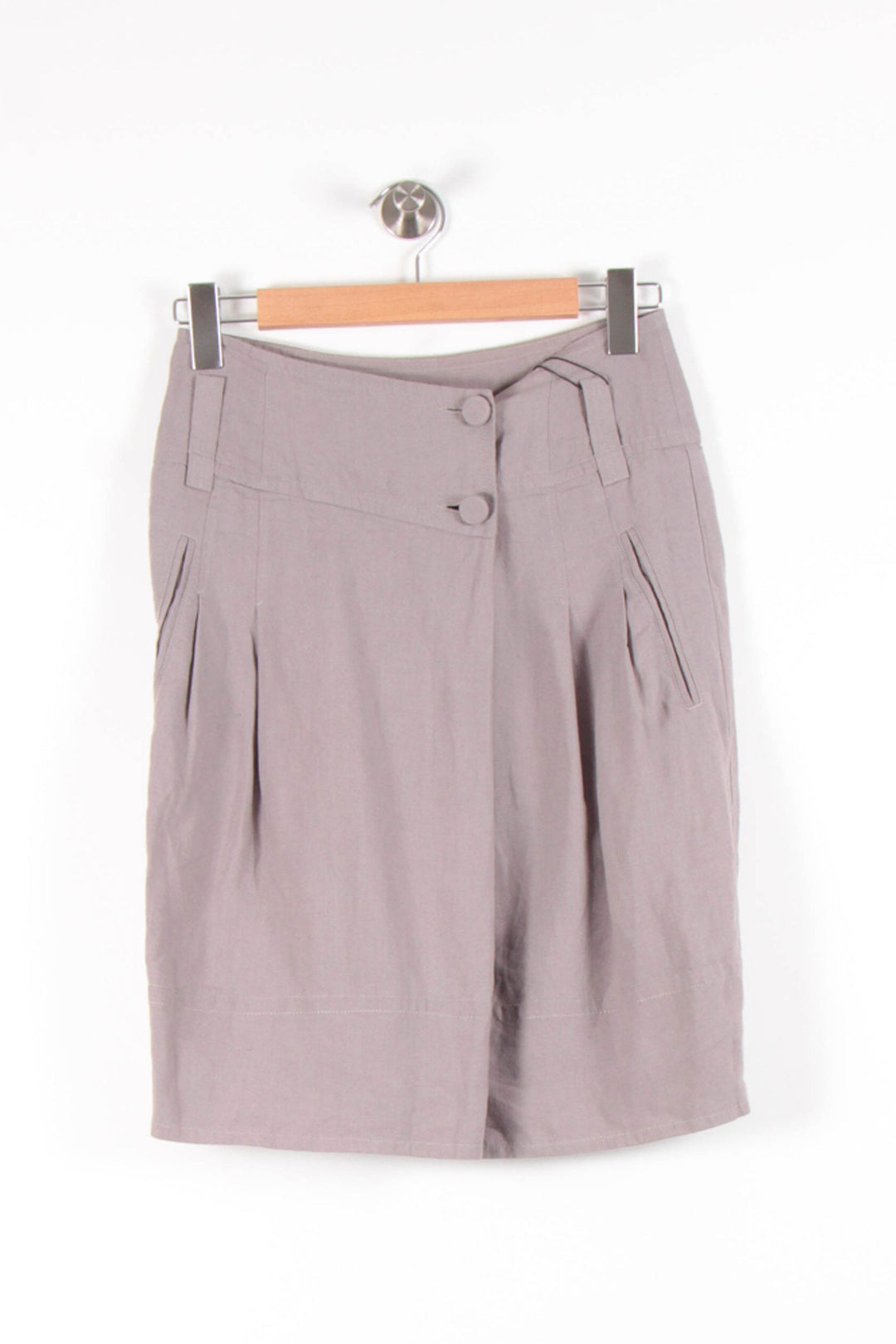 Jupe Droite Grise - Taille M/38 de la marque Comptoir des Cotonniers | PARAD54681 - Vendu par Paradigme - Image 2
