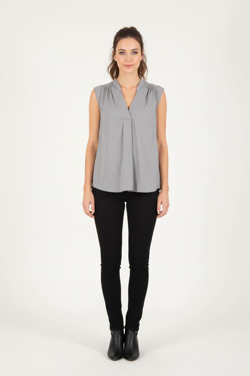 Blouse Grise - Taille S/36 de la marque Comptoir des Cotonniers | PARAD54685 - Vendu par Paradigme - Image 1