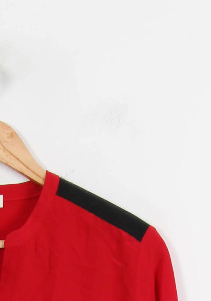 Blouse Rouge et Noire - Taille S/36 de la marque Sandro | PARAD54744 - Vendu par Paradigme - Image 3