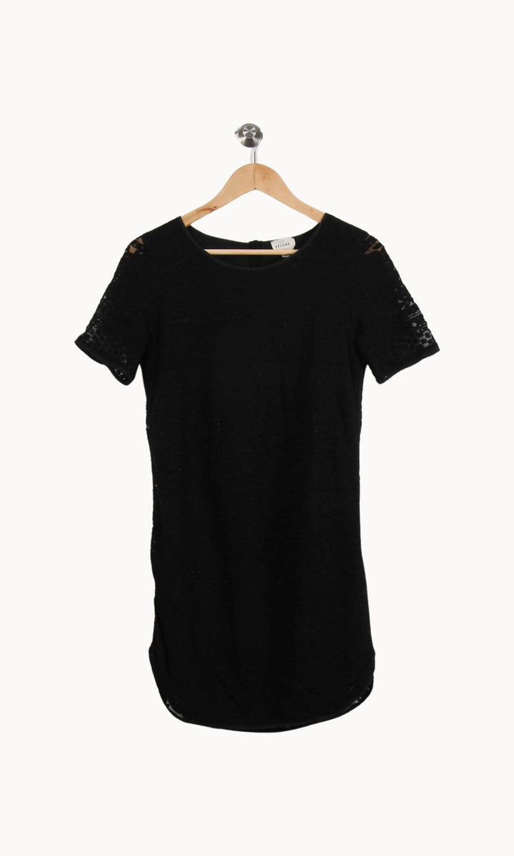 Robe Courte Noire - Taille M/38 de la marque Sézane | PARAD54748 - Vendu par Paradigme - Image 2