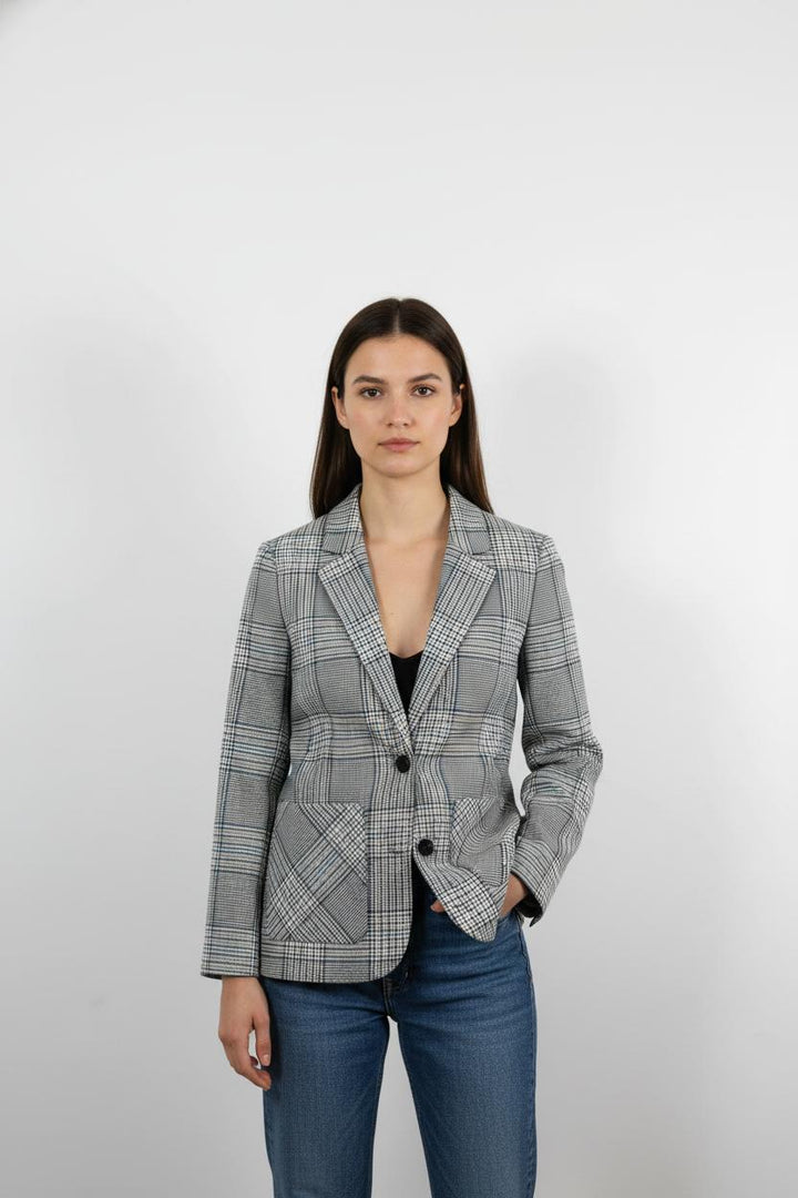 Blazer Gris et Bleu - Taille XS/34