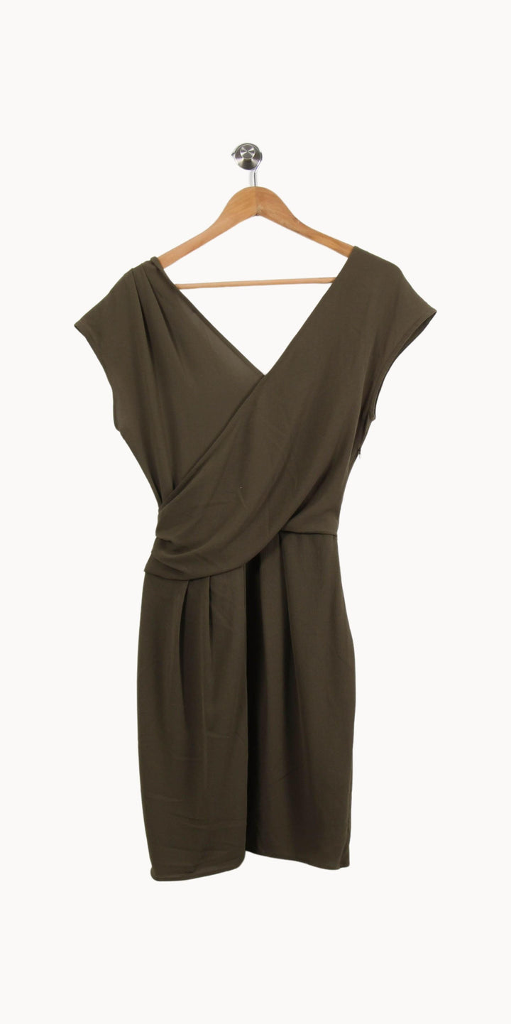 Robe Portefeuille Verte - Taille M/38 de la marque IKKS | PARAD54759 - Vendu par Paradigme - Image 4