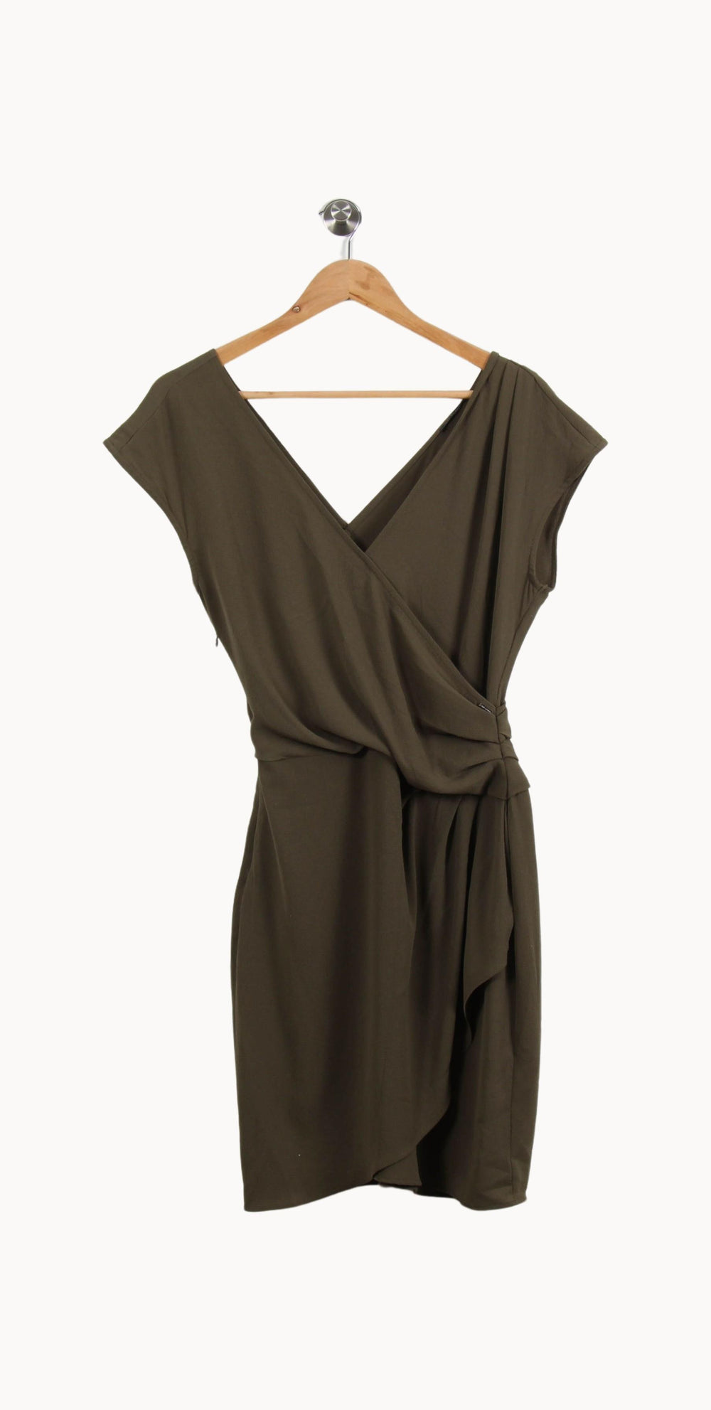 Robe Portefeuille Verte - Taille M/38 de la marque IKKS | PARAD54759 - Vendu par Paradigme - Image 2