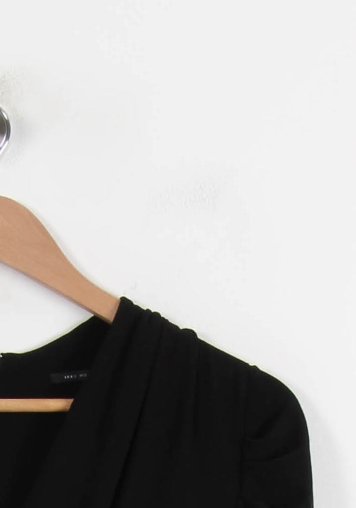 Robe Portefeuille Noire - Taille M/38 de la marque IKKS | PARAD54762 - Vendu par Paradigme - Image 3