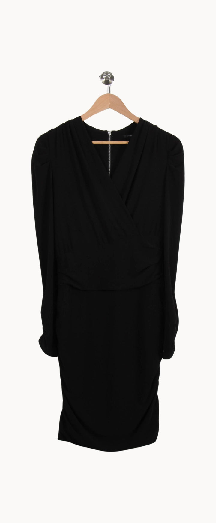 Robe Portefeuille Noire - Taille M/38 de la marque IKKS | PARAD54762 - Vendu par Paradigme - Image 2