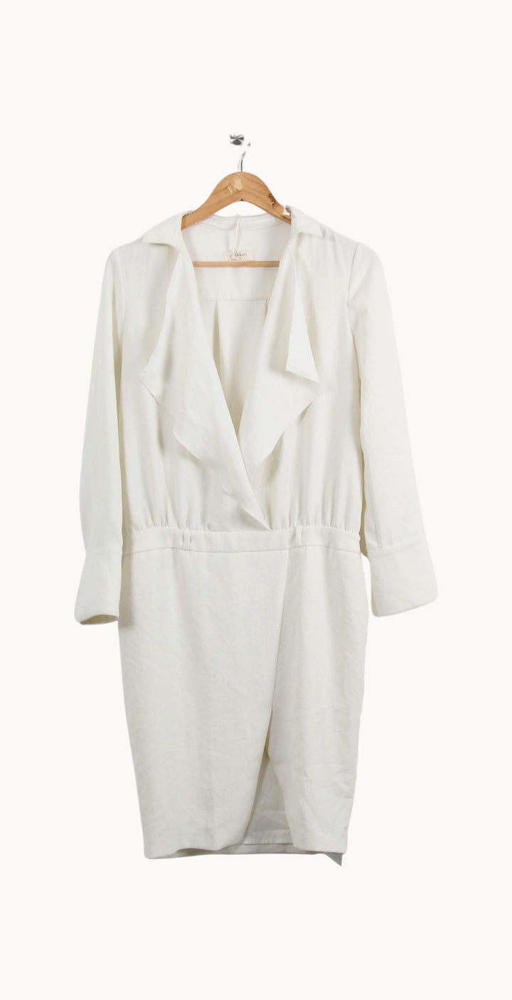 Robe Courte Blanche - Taille S/36 de la marque ba&sh | PARAD54765 - Vendu par Paradigme - Image 2