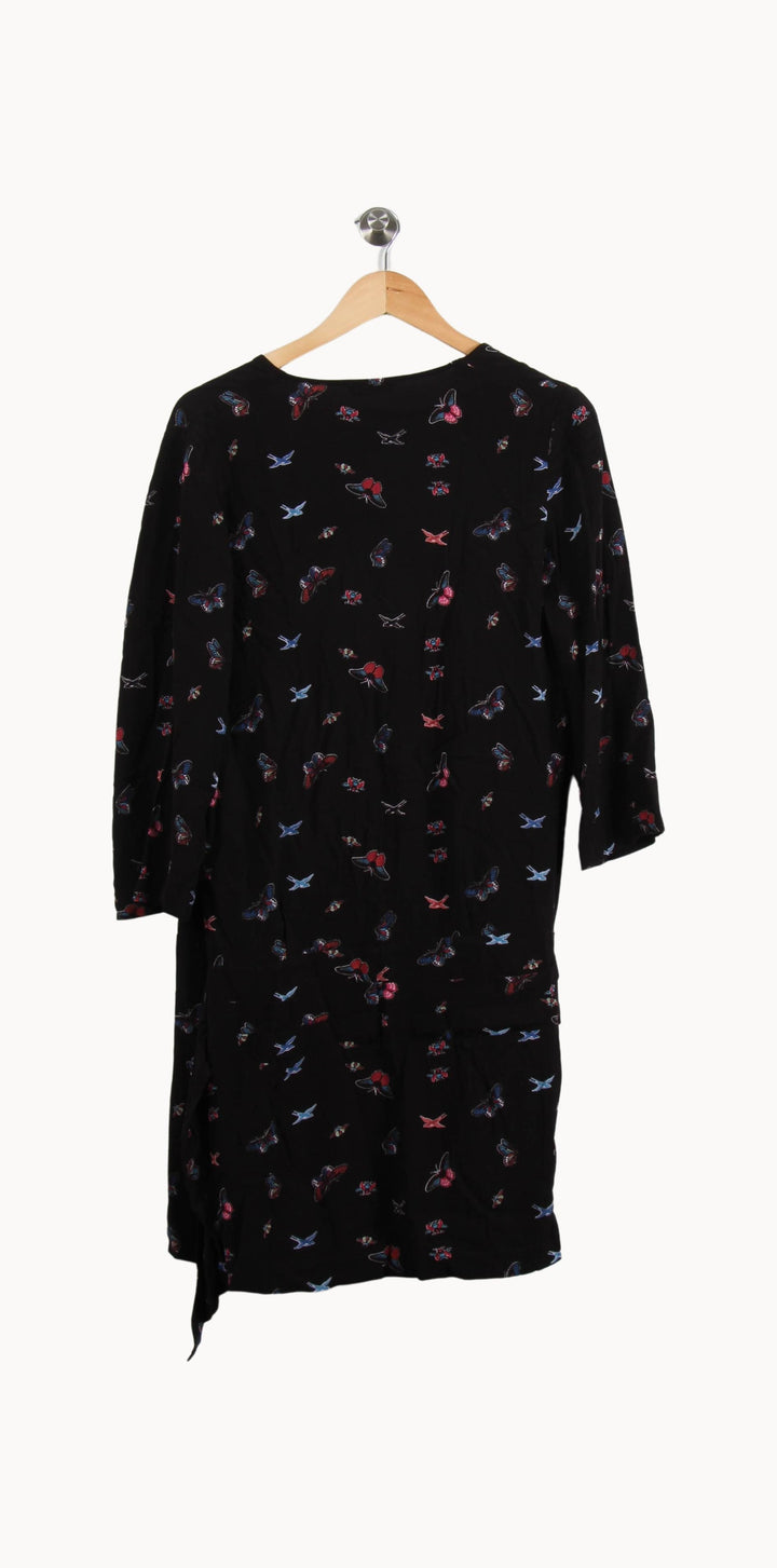 Robe Portefeuille Noire - Taille M/38 de la marque ba&sh | PARAD54766 - Vendu par Paradigme - Image 4