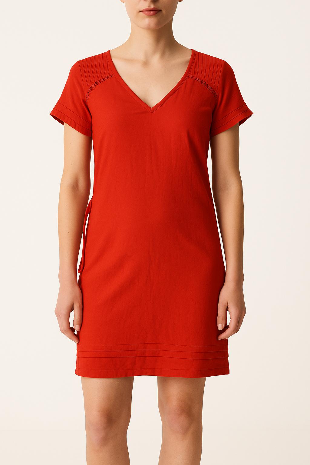 Robe Courte Rouge - Taille S/36 de la marque IKKS | PARAD54767 - Vendu par Paradigme - Image 1