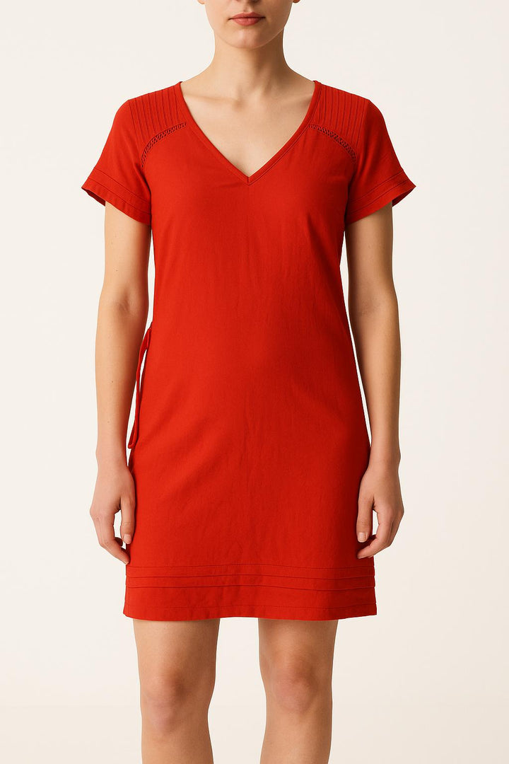 Robe Courte Rouge - Taille S/36 de la marque IKKS | PARAD54767 - Vendu par Paradigme - Image 1