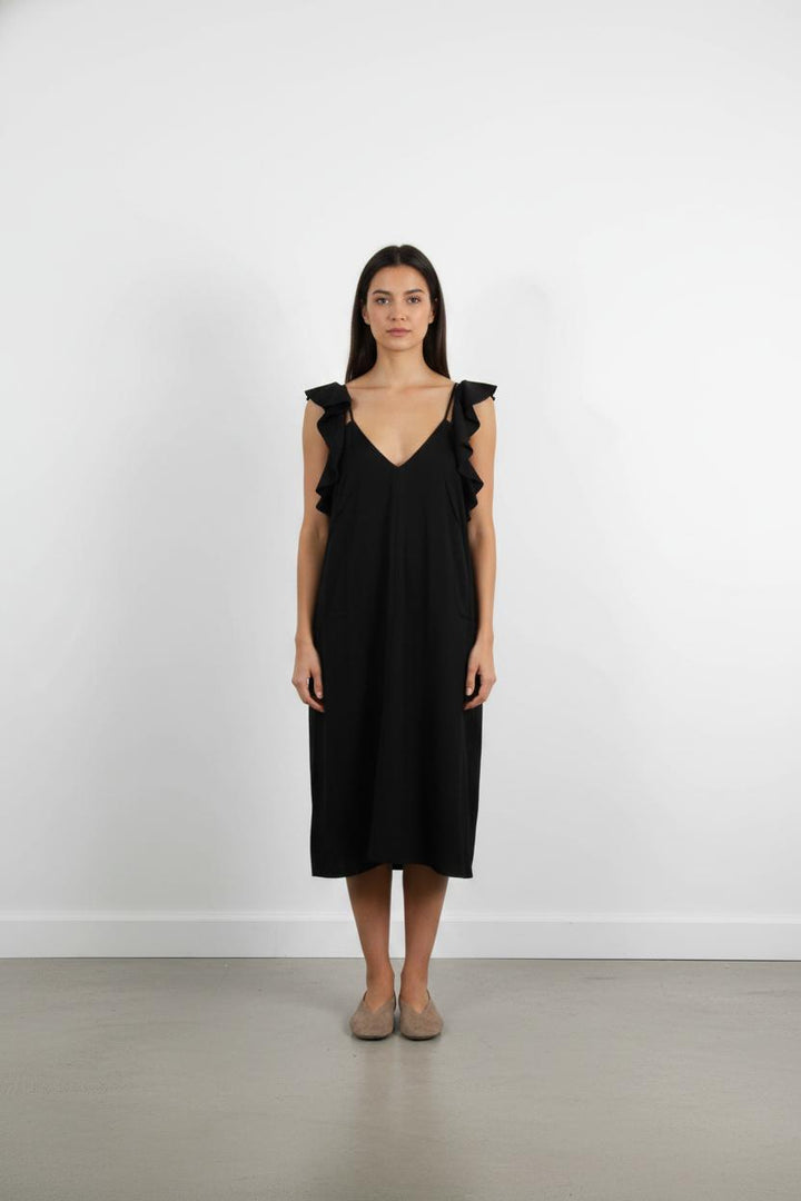 Robe Portefeuille Noire - Taille S/36